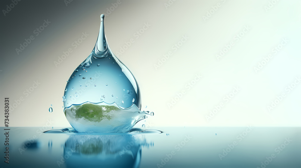 World Water Day background, concept of global warming and climate change World Water Day background, concept of global warming and climate change