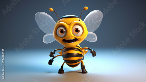 3d bee character © ShAhZaIb