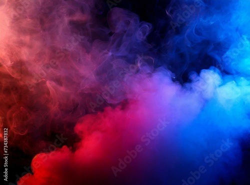 Multicolored smoke background