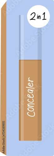Cosmetics product Illustration, liquid concealer 