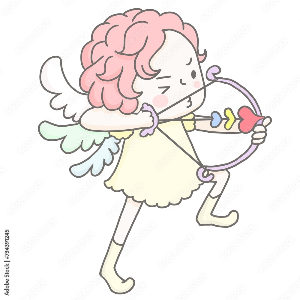 Obraz premium 愛のキューピット