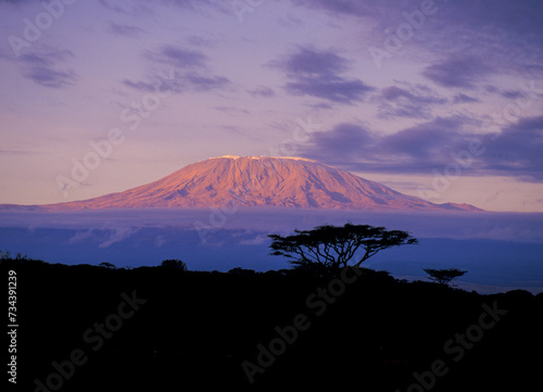 Mount Kilimanjaro is a dormant volcano located in Kilimanjaro Region of Tanzania. Africa.