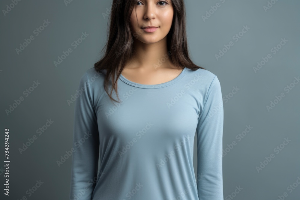 Fototapeta premium Blank t-shirt mockup template for design