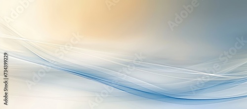 Soft Blue Abstract Wave Desktop Wallpaper