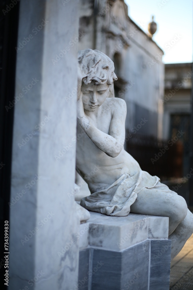 Naklejka premium Cementerio