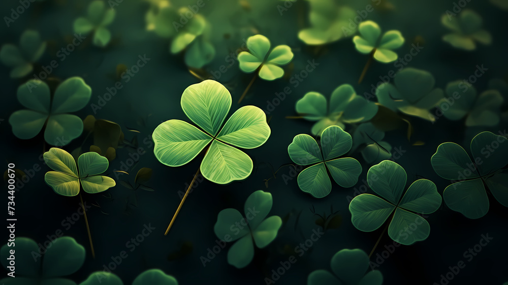 Happy St. Patrick's Day background holiday illustration