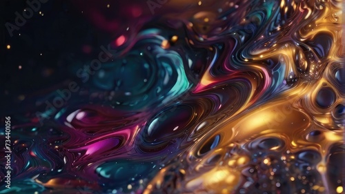 abstract background with bubbles