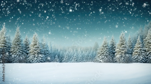 christmas holiday snow background © PikePicture