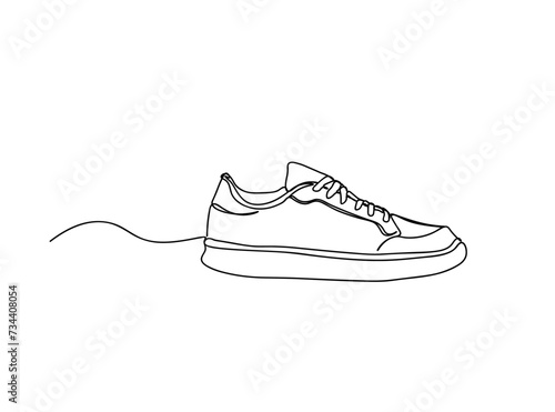 Shoes Single Line Drawing Ai, EPS, SVG, PNG, JPG zip file
