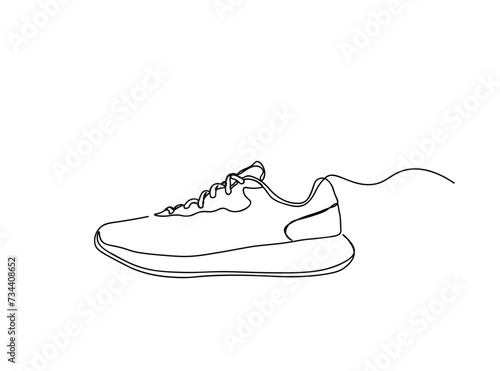 Shoes Single Line Drawing Ai, EPS, SVG, PNG, JPG zip file
