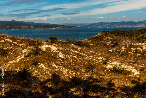 Paisaje en las Islas Cíes, Galicia. photo