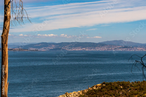 Paisaje en las Islas Cíes, Galicia. photo