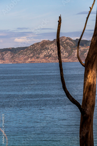 Paisaje en las Islas Cíes, Galicia. photo