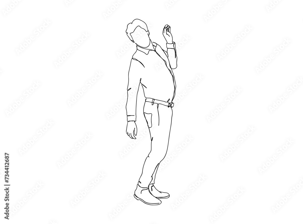 Man, Boy Dresses, Clothing Single Line Drawing Ai, EPS, SVG, PNG, JPG zip file Man, Boy Dresses, Clothing Single Line Drawing Ai, EPS, SVG, PNG, JPG zip file