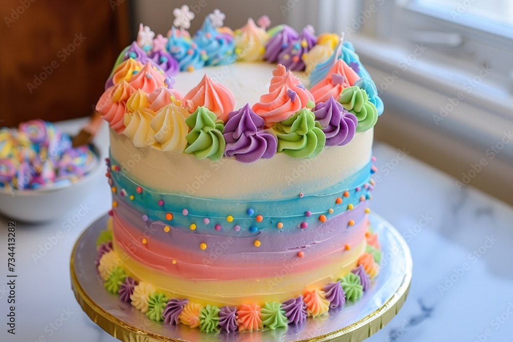 rainbow birthday cake rainbow birthday cake