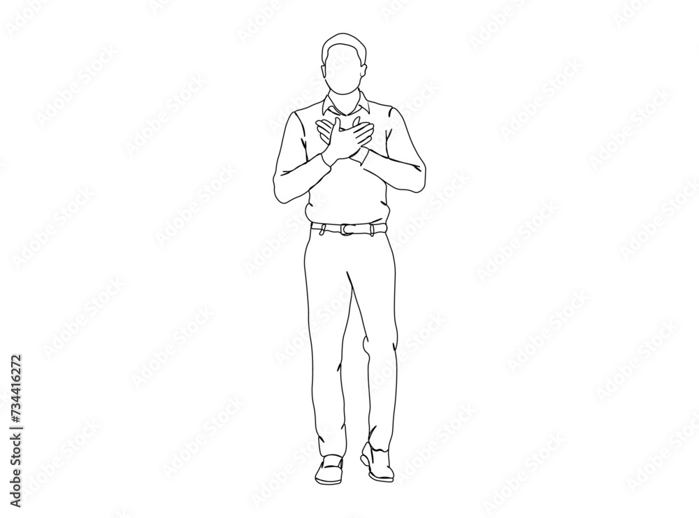 Man, Boy Dresses, Clothing Single Line Drawing Ai, EPS, SVG, PNG, JPG zip file Man, Boy Dresses, Clothing Single Line Drawing Ai, EPS, SVG, PNG, JPG zip file
