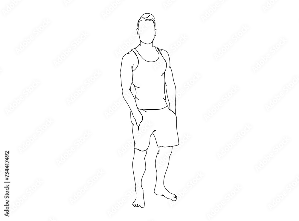 Man, Boy Dresses, Clothing Single Line Drawing Ai, EPS, SVG, PNG, JPG zip file Man, Boy Dresses, Clothing Single Line Drawing Ai, EPS, SVG, PNG, JPG zip file
