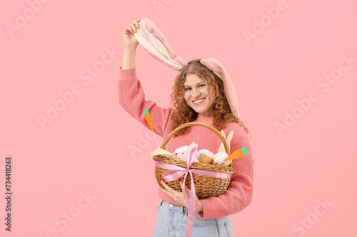 Beautiful young happy woman...