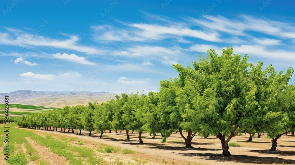trees pistachio farm