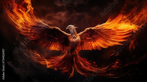 legend phoenix bird fire