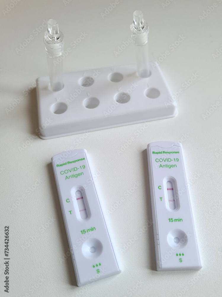 Diagnostics home test strip coronavirus Covid-19 rapid antigen test Diagnostics home test strip coronavirus Covid-19 rapid antigen test