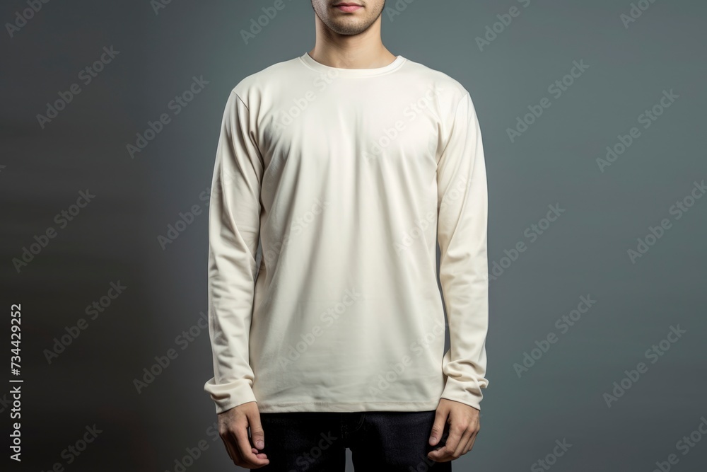 Blank t-shirt mockup template for design Blank t-shirt mockup template for design