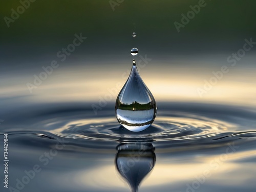 water drop splash bubble fresh