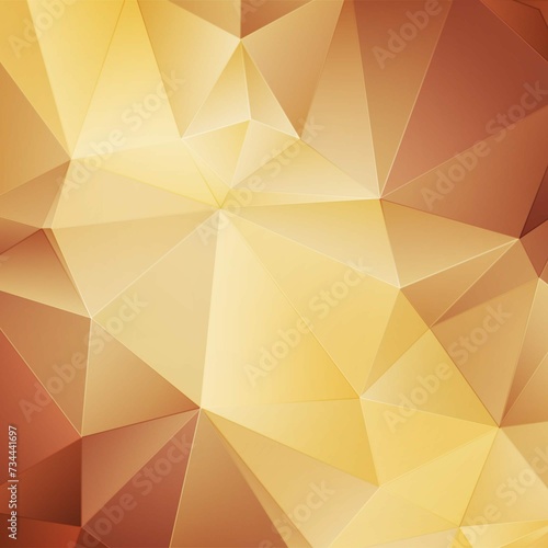 Yellow Polygonal Background