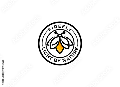 firefly logo vector icon illustration