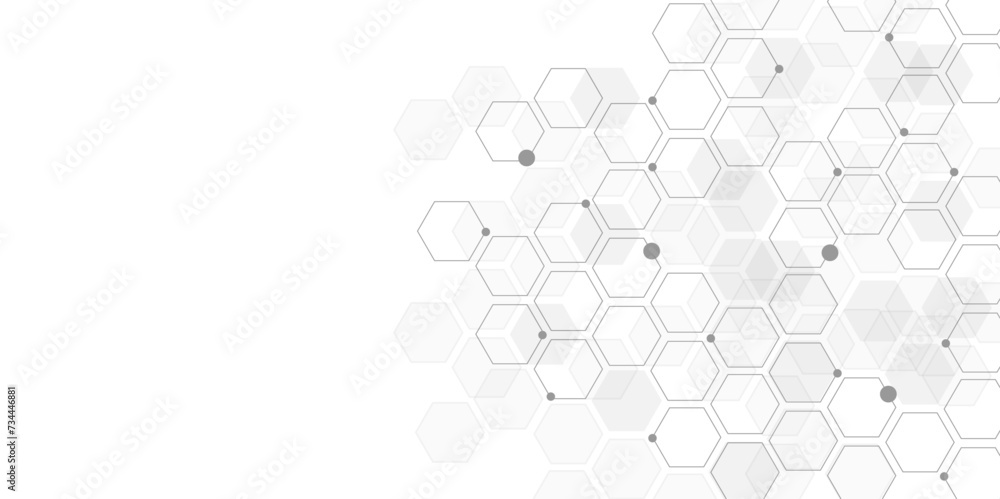 Vectors Geometric abstract background with simple Hexagon elements. Vector illustration for medicine, technology or science design Vectors Geometric abstract background with simple Hexagon elements. Vector illustration for medicine, technology or science design