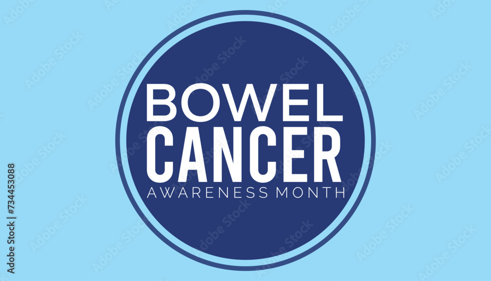 Bowel Cancer Awareness Month observed every year in April. Holiday, poster, card and background vector illustration design. Bowel Cancer Awareness Month observed every year in April. Holiday, poster, card and background vector illustration design.