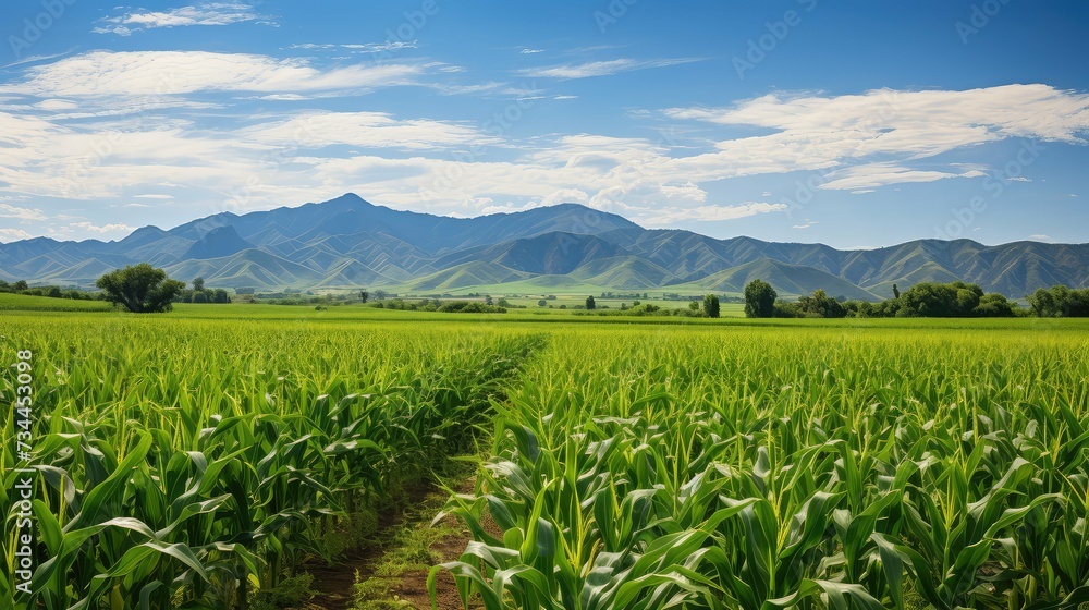 harvest corn farming