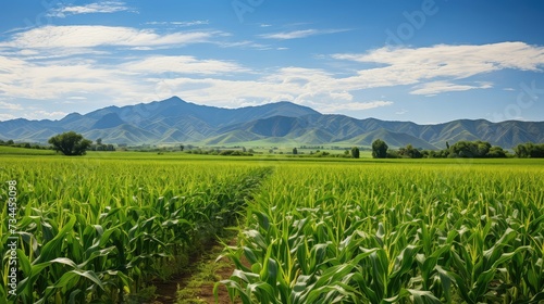 harvest corn farming