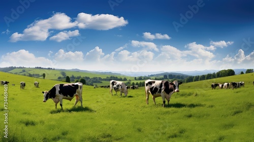 herd cows pasture © PikePicture