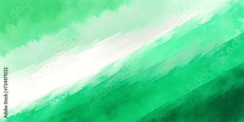 abstract art background in green theme