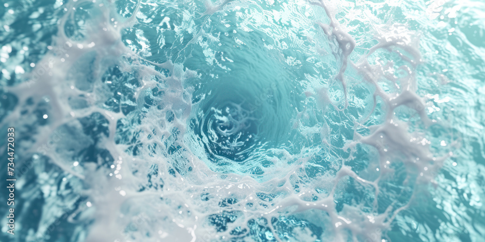 Blue water waves and ripples background