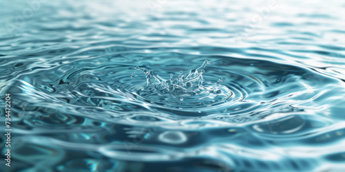 Water drops ripples surface texture background