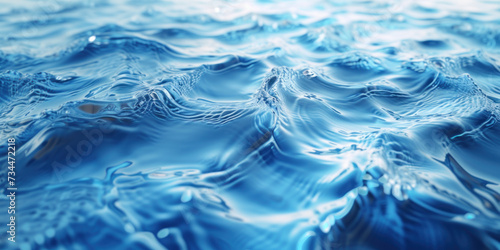 Blue water waves and ripples background