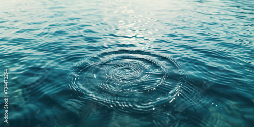 Water drops ripples surface texture background