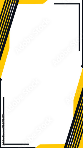 Abstract gray background with yellow stripes, Minimalist yellow and gray abstract
Simple abstract border
