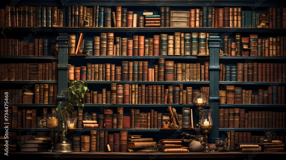 Books background, can be used to depict education, knowledge, learning or library themes Books background, can be used to depict education, knowledge, learning or library themes