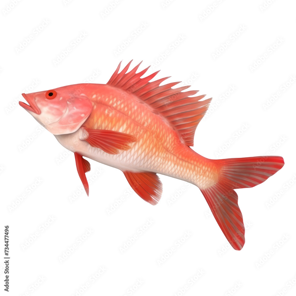 Fototapeta premium Hogfish PNG Cutout, Generative AI