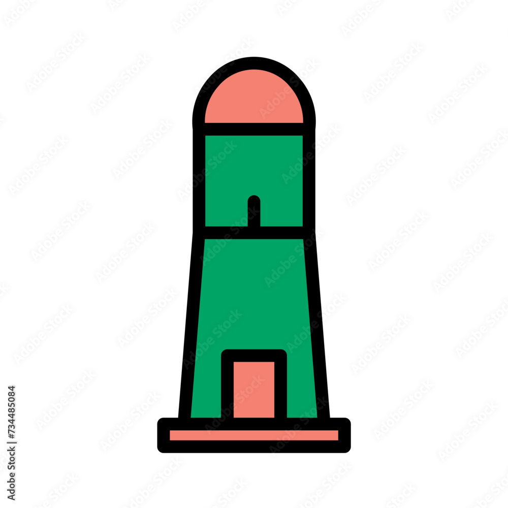 Building City Sea Filled Outline Icon Building City Sea Filled Outline Icon