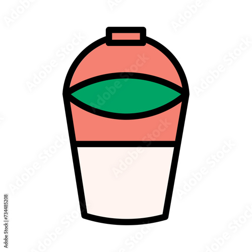 Kids Spade Bucket Filled Outline Icon