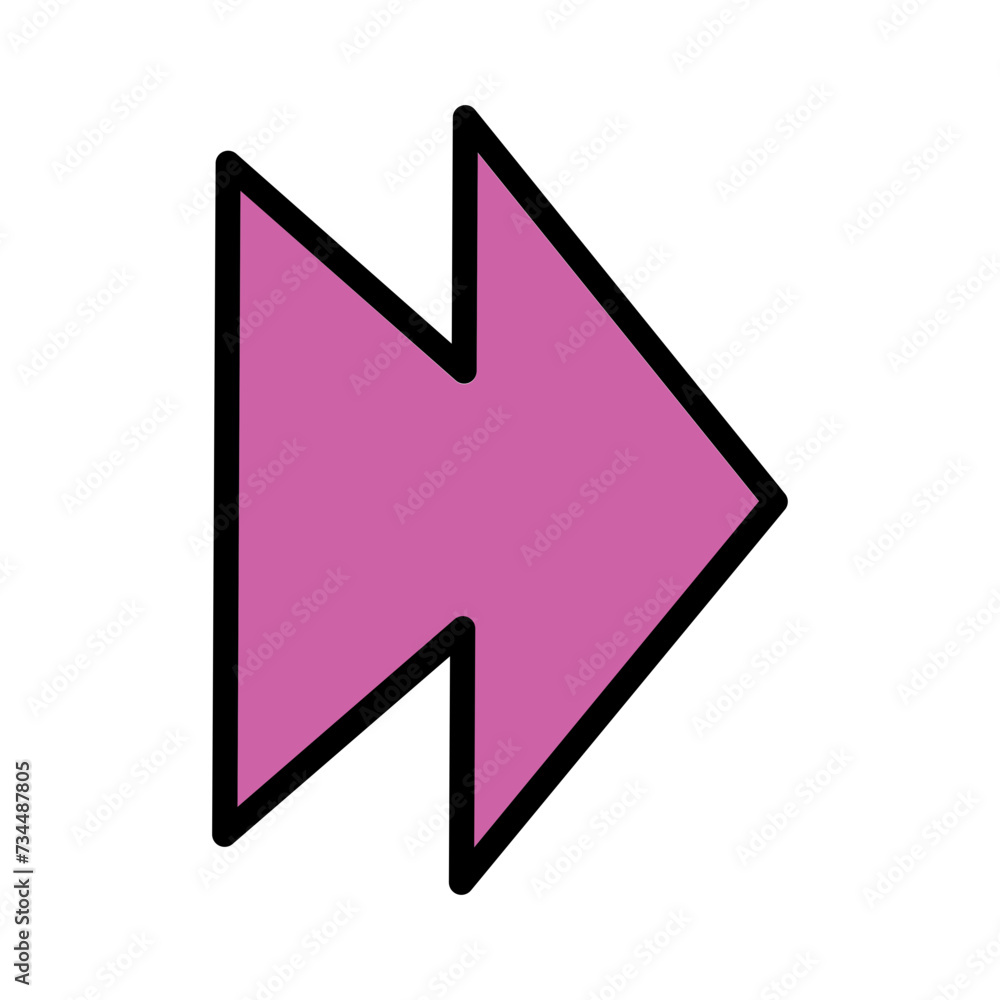 Arrow Direction Point Filled Outline Icon Arrow Direction Point Filled Outline Icon