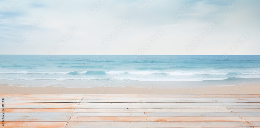 Fototapeta premium summer background for relaxing on the beach, for text, invitations, posters, holidays etc