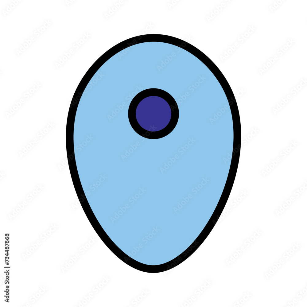 Arrow Down Location Filled Outline Icon Arrow Down Location Filled Outline Icon
