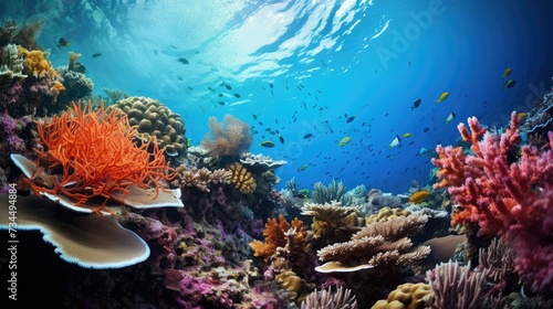 ecosystem stony coral photo