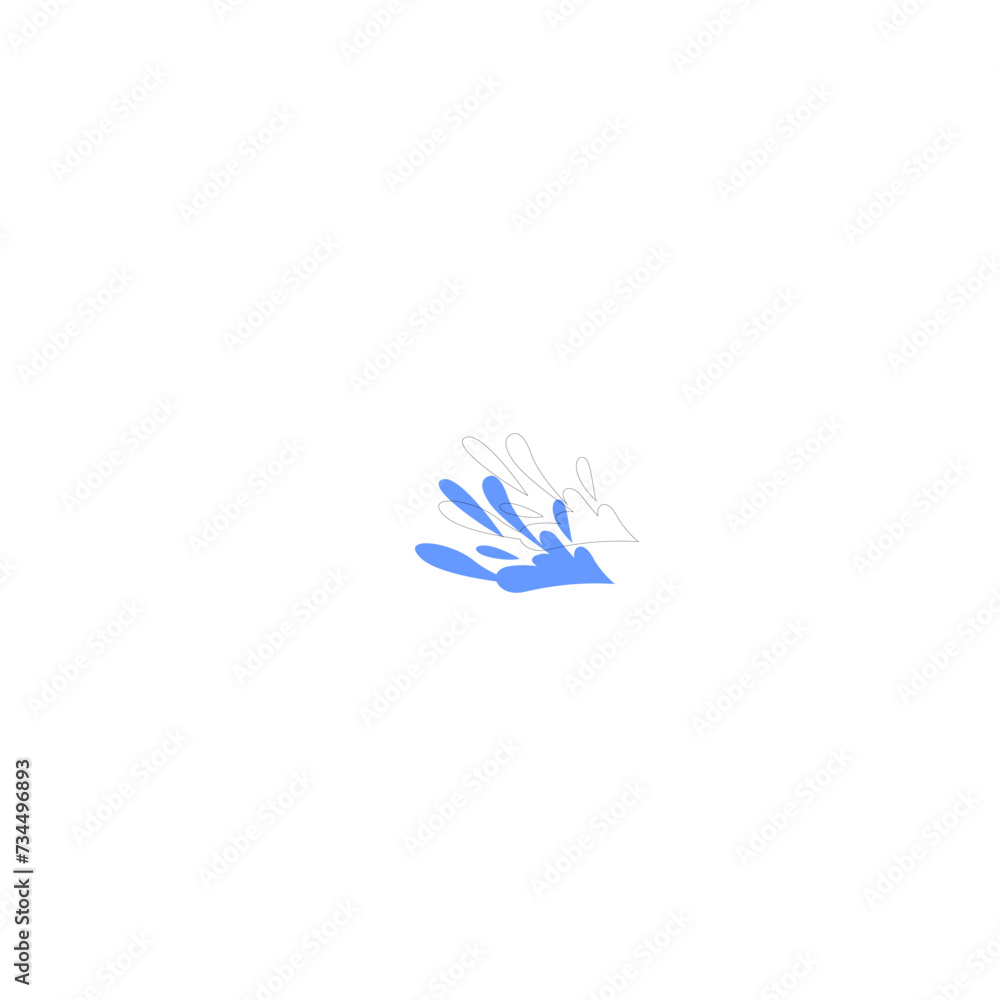 blue splash vector element vector blue splash vector element vector
