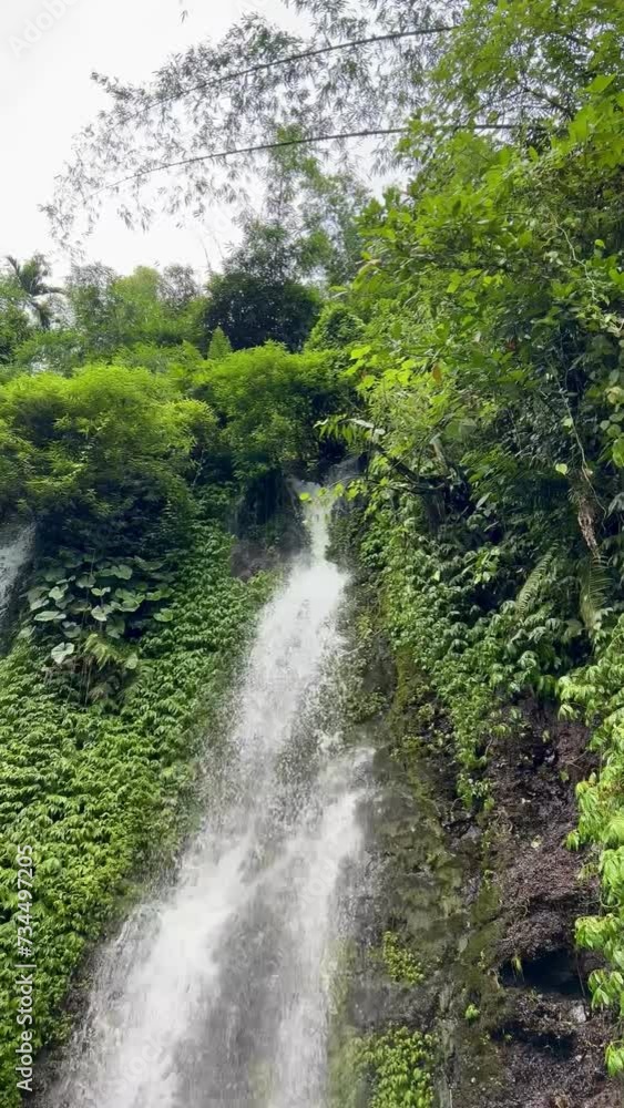 4K Beautiful Waterfall Landscape View 4K Beautiful Waterfall Landscape View